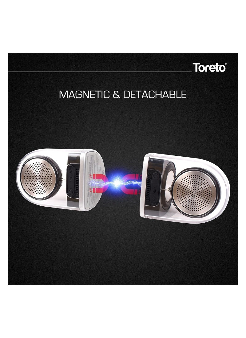 Toreto - Magnetic Wireless Music Speaker Twin MAGNO 2"-TOR 322 - Image 1