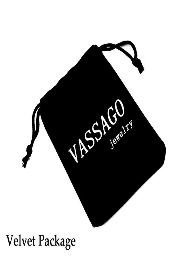 VASSAGO The First Pentacle of Jupiter Solomon King’s amulets Pendant Necklace Keychain Jewelry Set (Necklace and keychain) - Image 5