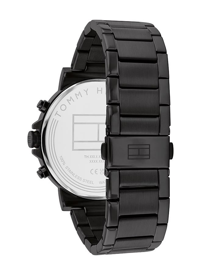 Men's Analog Round Shape Stainless Steel Wrist Watch 1710590 - 44 Mm