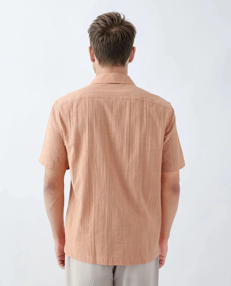 Rare Rabbit Men's Boxy Fit Check Shirt