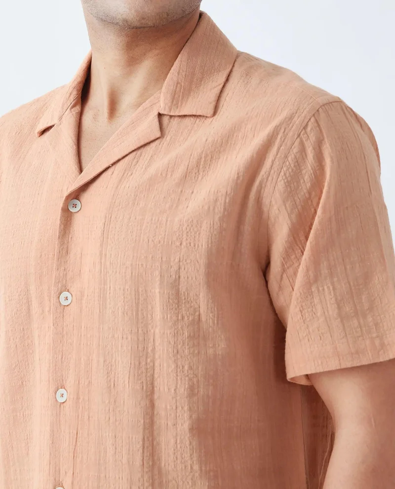 Rare Rabbit Men's Boxy Fit Check Shirt