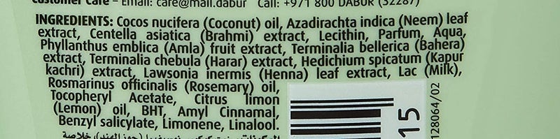 Vatika Naturals Enriched Coconut Hair Oil with Henna, Amla & Lemon - 400 ML - Image 3