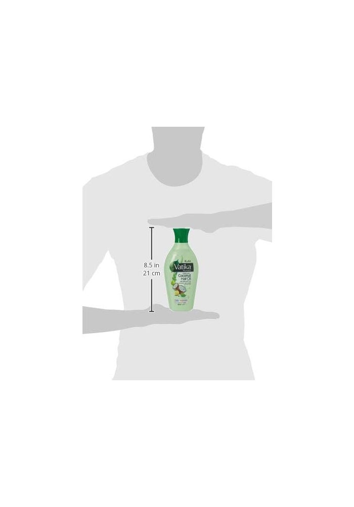 Vatika Naturals Enriched Coconut Hair Oil with Henna, Amla & Lemon - 400 ML - Image 5
