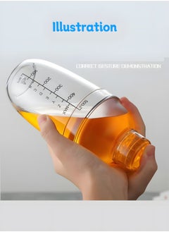 BIG MAX 500ML Coffee Transparent Cocktail Shaker Clear  - Image 4