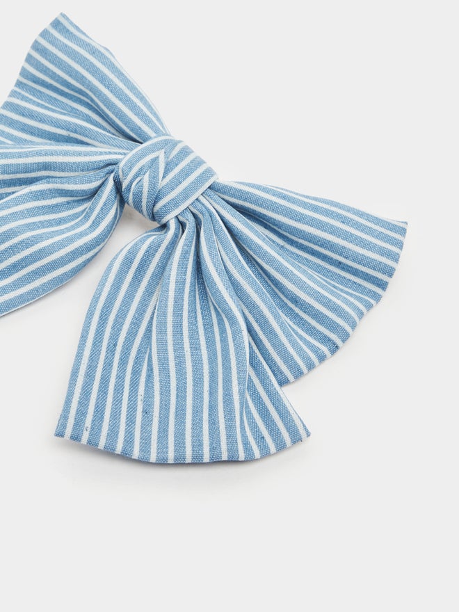Styli Stripe Ribbon Hair Clip - Image 4