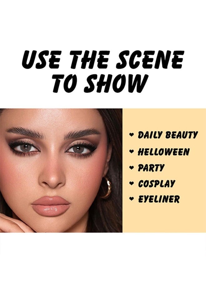 EELHOE Eyebrow Gel Brow Pomade，2 In 1 Eyebrow Styling Wax, Clear Eye Brow Gel Waterproof & Long Lasting,  Eyebrow Styling and Brow Pomade Gel With Brush(#06) - Image 5