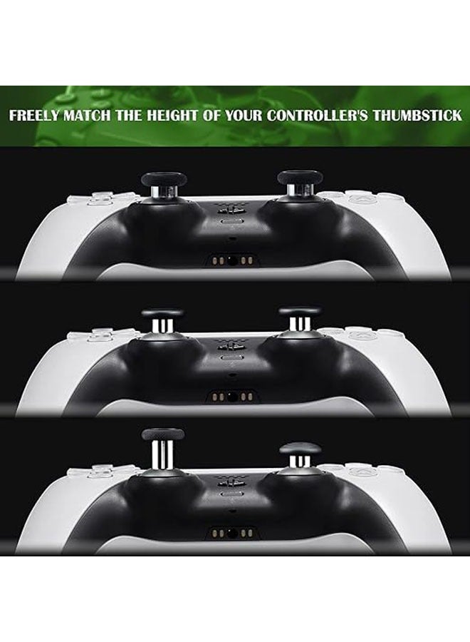 Magnetic thumbstick on D-pad, aluminum thumbstick joystick adjustable height, replacement parts for Playstation 5, PS5 controller ABXY D-pad accessory set - Image 5