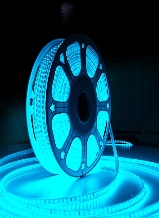 Forus LED Rope Light 5 Meter 6 Month Warranty, Outdoor Waterproof Decorative Cove Lights for Ceiling, Balcony, Home Decor, Interior Decoration, Flexible Profile Light for Diwali, Christmas-Ice Blue - Image 1