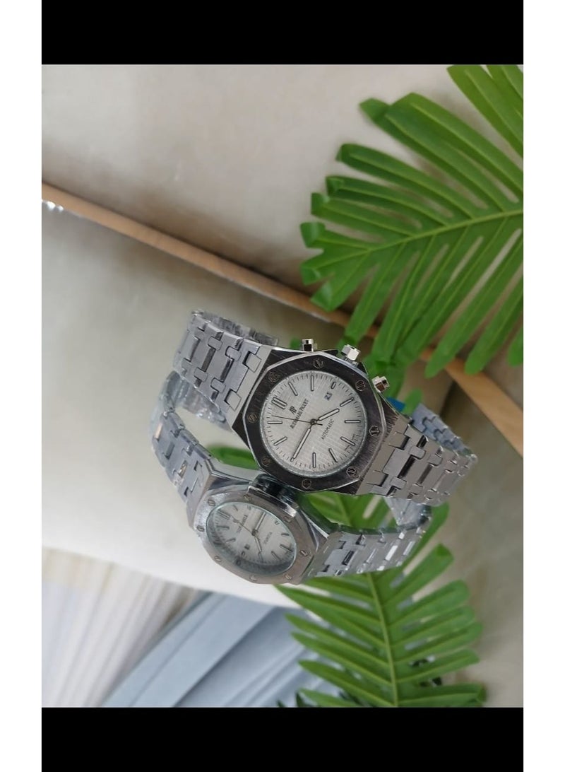 watch for men Metal with calendar