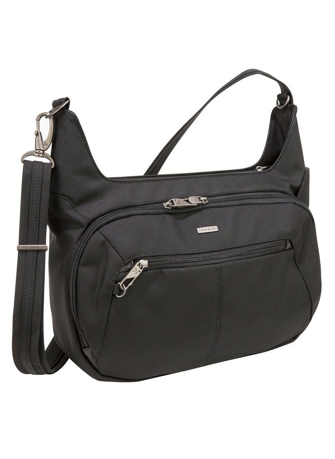 Travelon Antitheft Concealed Carry Hobo Bag Black One Size  - Image 1