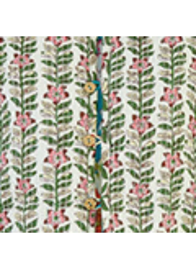 Yumi Floral Print Reversible Cotton Quilted Jacket