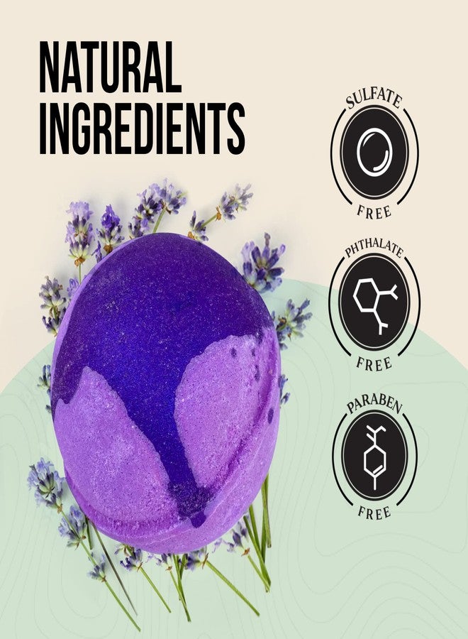 Naturally Vain Bath Bomb Set, Handmade, Non-Staining, Sulfate-Free, Natural Luxury Bath Fizzies, Aromatherapy Spa Gift Set, Assorted Scents, 9-Pack - Image 2