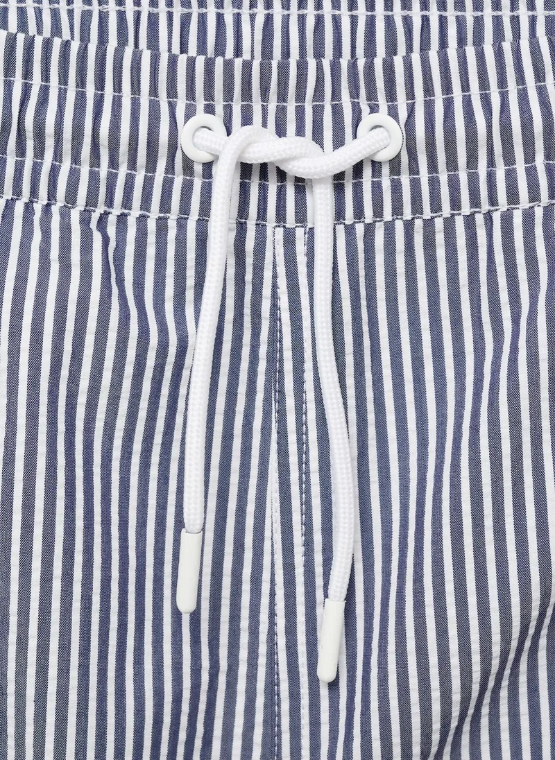 Mango Man Seersucker Swimming Trunks