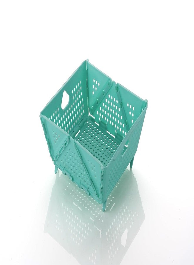 Dadhichi Zone Multipurpose Folding Basket for Storage Collapsible Plastic Basket for Kitchen, Laundry,Office, Bathroom, Picnic & Daily Use Space Saving Design(Multicolor) - Image 1