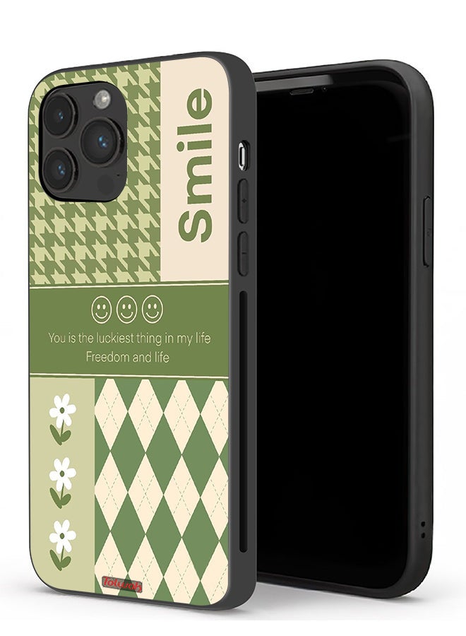 Tolwak Apple iPhone 13 Pro Max Protective Case Smile Is The Luckiest Thing In My Life - Image 1