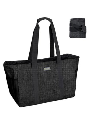 BALEINE Soft 9 Gallon Extra Large Utility Tote Foldable Reusable Storage Bag Charcoal Black - pzsku/Z0AA2375EC4351D9DF442Z/45/1749490043/caf754dc-eb44-47bb-9942-b1db38d4932f