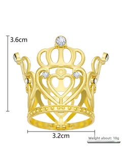 Noble small crown gold 01