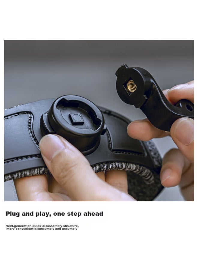 Surewo Quick-release Mount For Action Camera, Compatible With Dji Osmo Action 4/3, Gopro 13/12, Insta360, First-person Perspective Shooting Accessory - Image 3