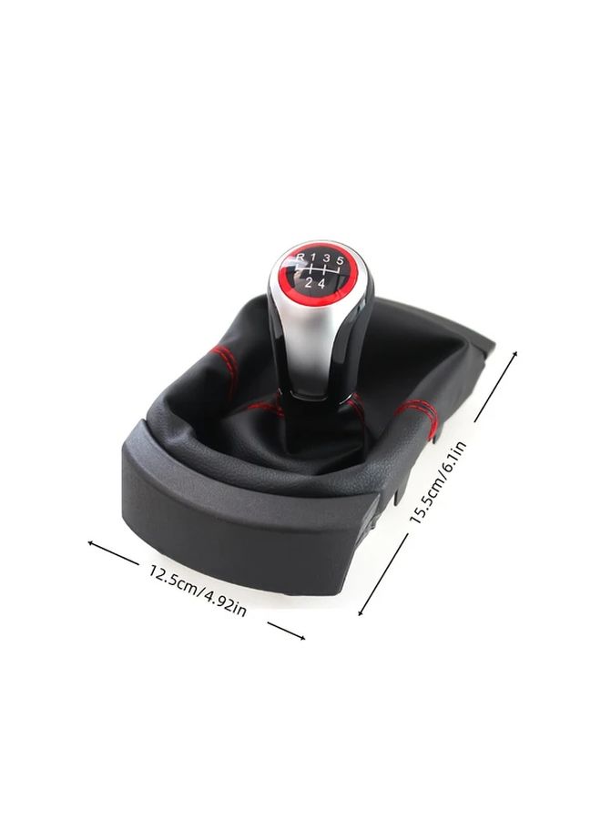 6 Speed Manual Car Shift Knob Gear Head For Seat Ibiza 2002 2008 With Dust Cover - Image 2