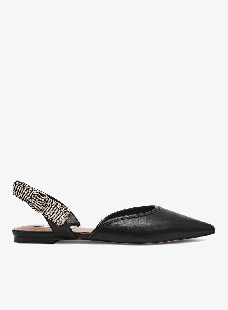 STEVE MADDEN Landfall Pointed Toe Slingback Ballet Flats - Image 1