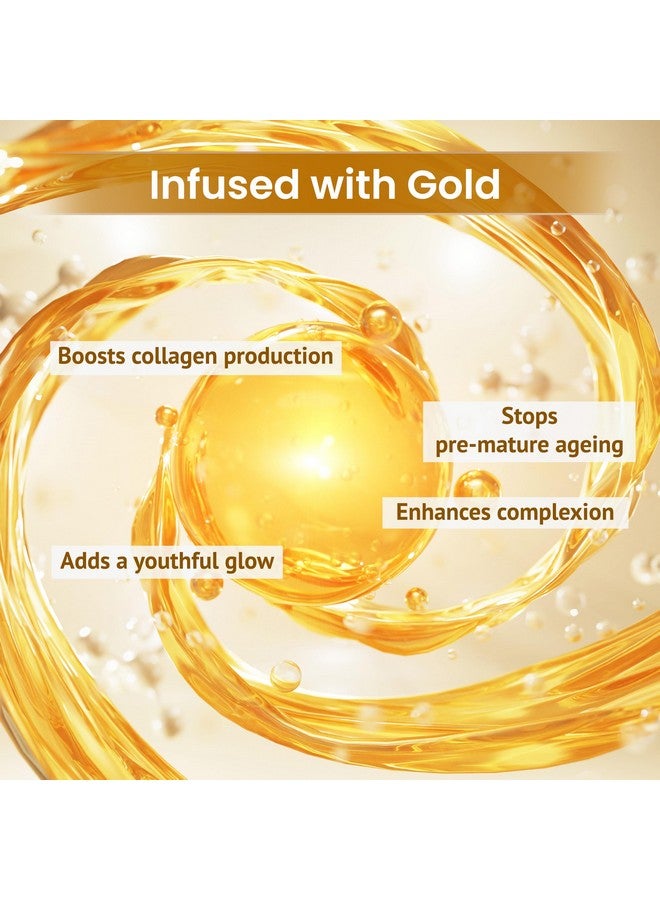 ALPS GOODNESS Gold Glow Facial Kit - Saffron (Pack Of 2) (34 Gm X 2) | Glowing Skin | Toning & Firming |Detoxification | At Home Facial - Image 2