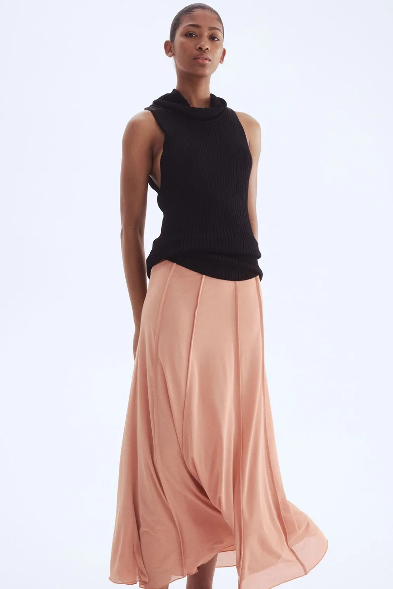H&M Pintucked skirt