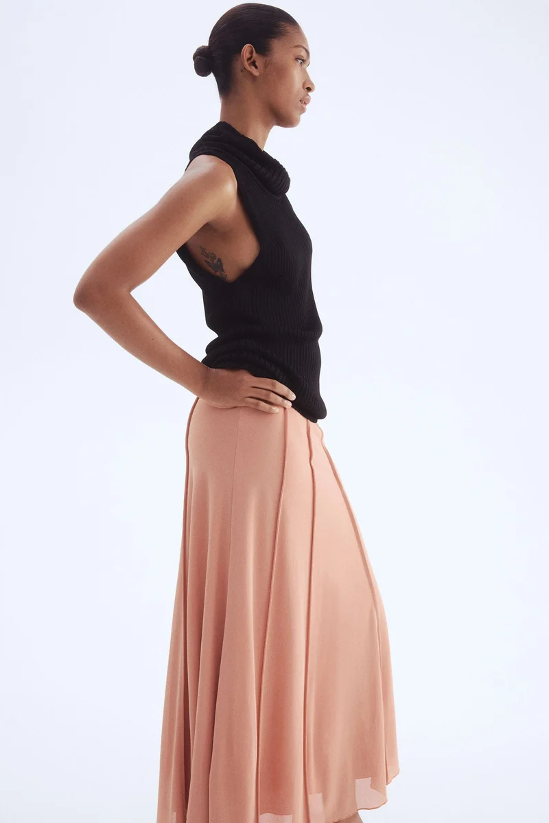 H&M Pintucked skirt