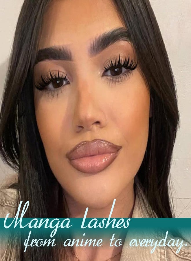 alphonse Anime Lash Clusters Fairy Manga Lashes Clusters 10-16mm Mixed Spiky Cluster Eyelash Extensions 135pcs Wispy Individual Lashes by ALPHONSE - Image 2