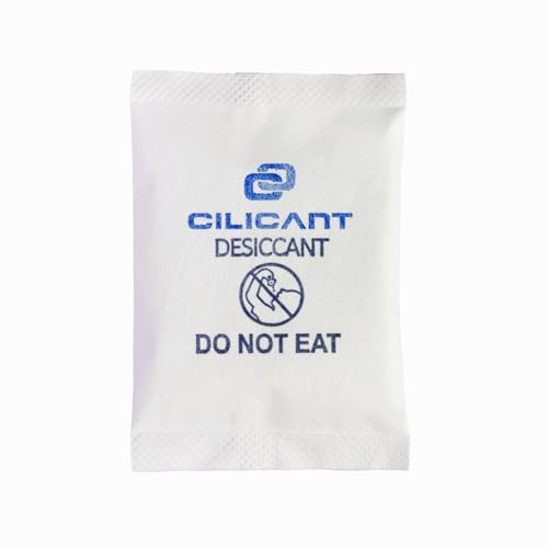 CILICAnT 5 Gram Silica Gel Packets Desiccant Dehumidifiers, Indicating & Non-Indicating Silica Gel Packs for Moisture Absorption (White, 10) - Image 2