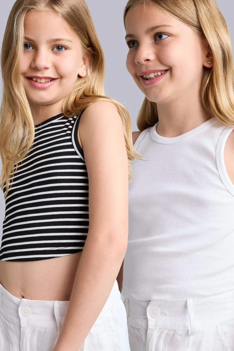 Defacto Girl 2 piece Ribana Tank Top