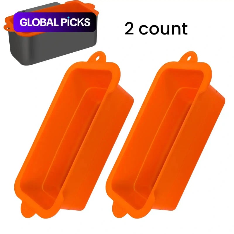 PETO Silicone Grease Cup Liner, 2 Counts Reusable Grease Catcher Cup Liner, Durable Kitchen Drip Pans, Grill Liners, Barbecue Accessories, Kitchen Accessory, Blackstone Griddle Accessories #GLOBAL PICKS - Image 1