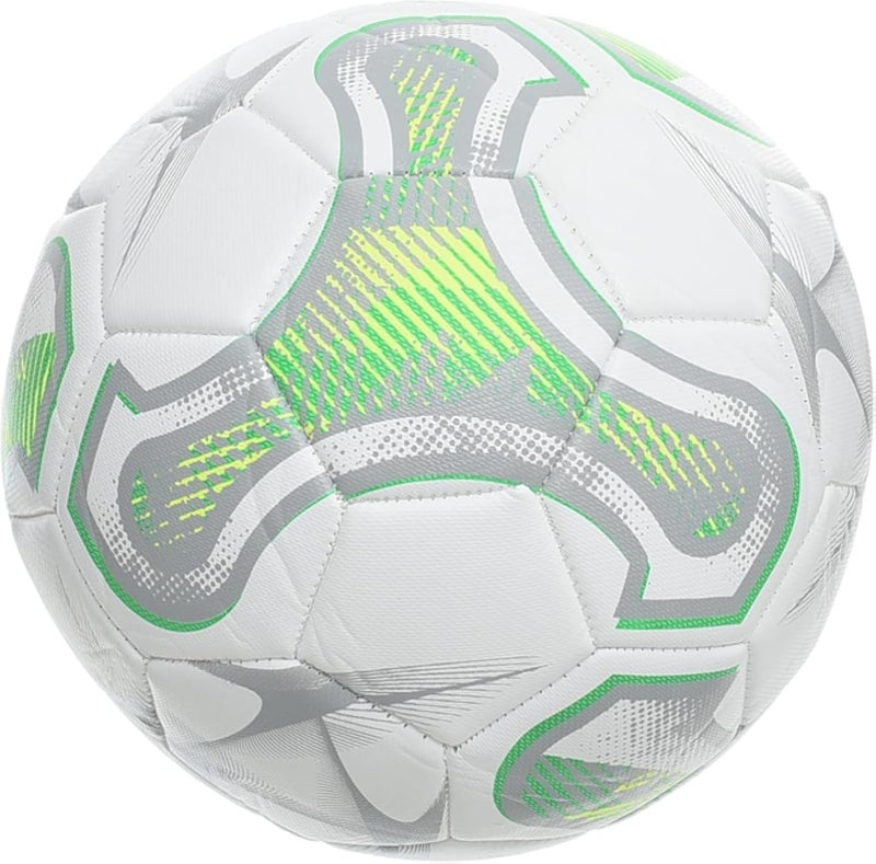 MINSA Imported Size 5 Soccer Ball M74 Shape 3 Green Design for All Surfaces