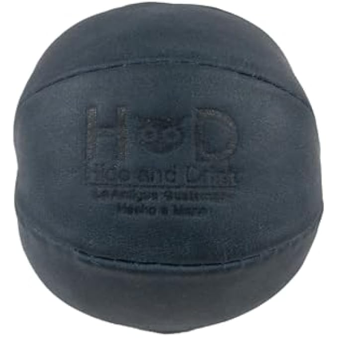 Hide & Drink , Stress Ball, Relieve Fidgeting and Anxiety, Exercise Hand, Squishy Tension Accessory, Great for The Office, Classic Style, Full Grain Leather, Handmade, Slate Blue - Image 1