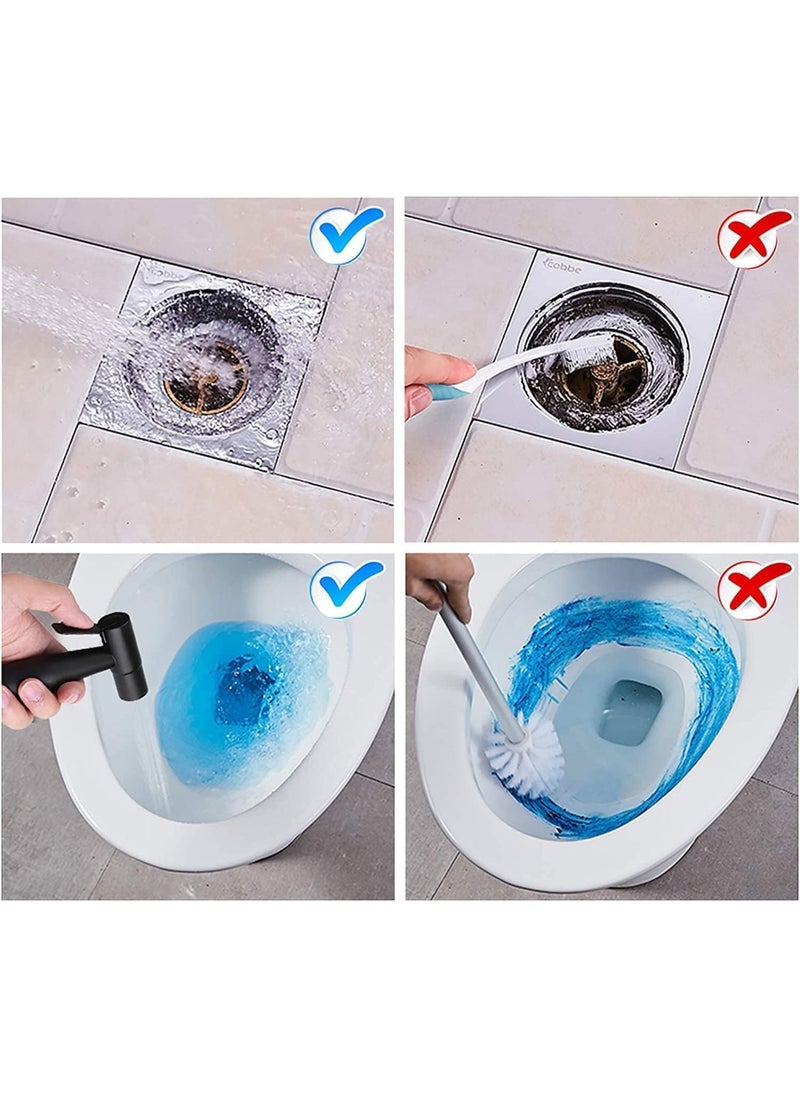 JUNARIS - Portable Travel Shattaf Set Travel Bidet Set for Traveling, Muslim Shower for Cleaning Toilet Needs 300CM - Image 1