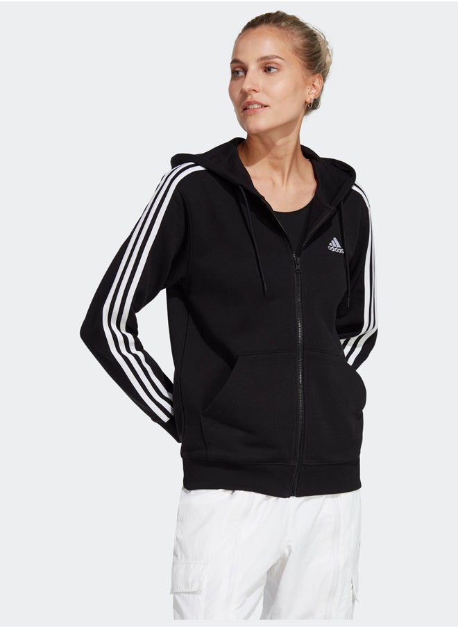 Adidas Essentials 3-Stripes French Terry Regular Full-Zip Hoodie  - Image 1