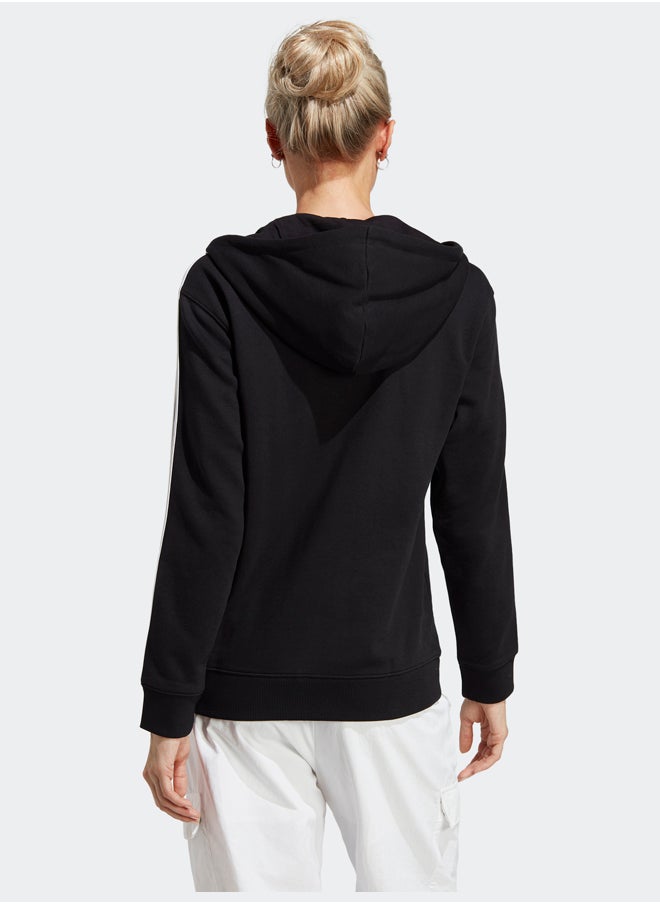 Adidas Essentials 3-Stripes French Terry Regular Full-Zip Hoodie  - Image 3