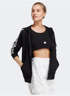 Adidas Essentials 3-Stripes French Terry Regular Full-Zip Hoodie  - Image 4