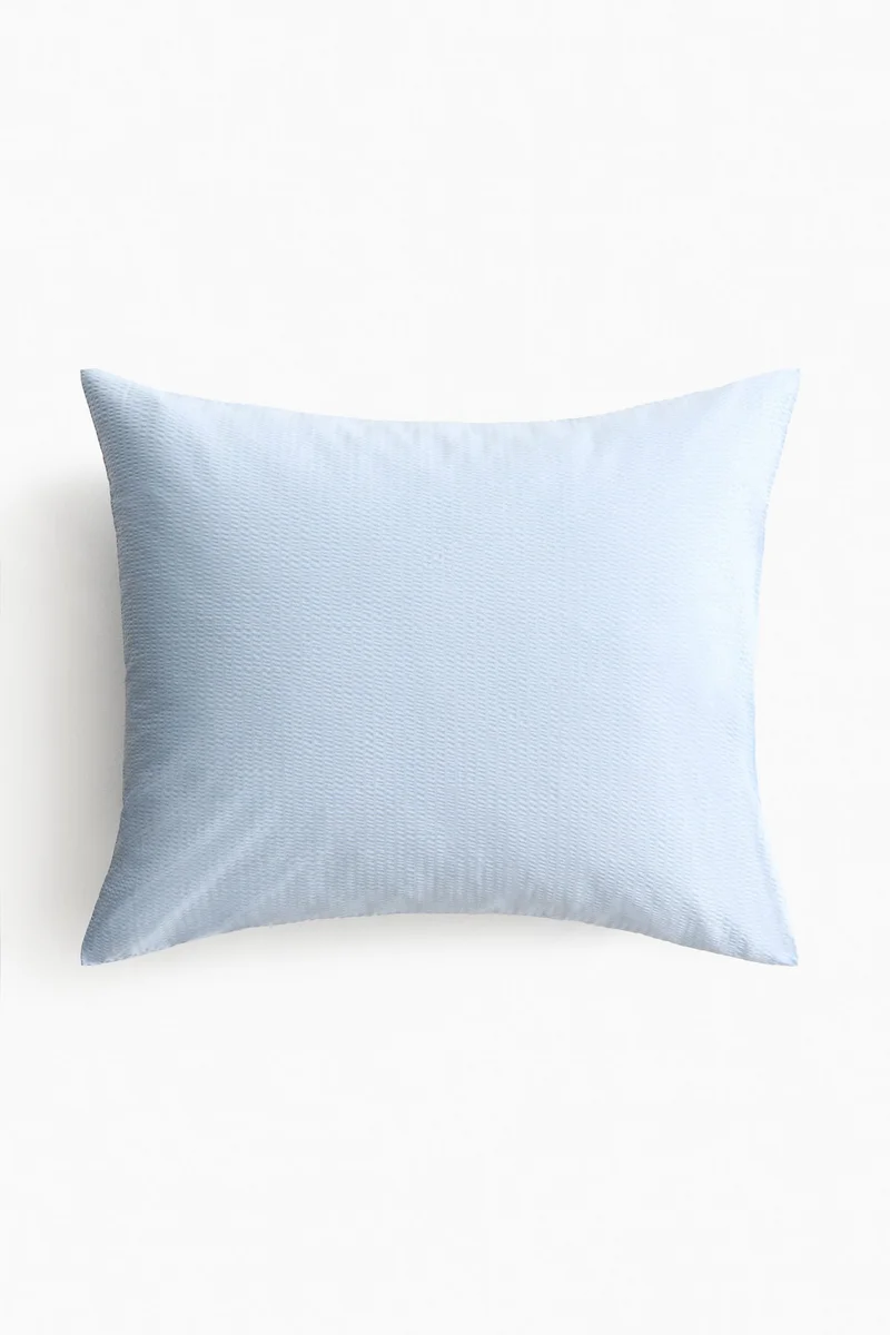 H&M Seersucker pillowcase