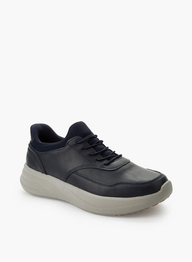 Le Confort Men Lace-Up Ankle Sneakers