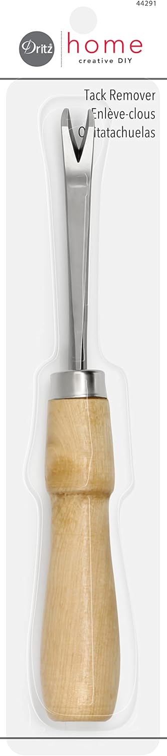 Dritz Home 44291 Wood Handle Tack Remover 6Inch  Brown - Image 1