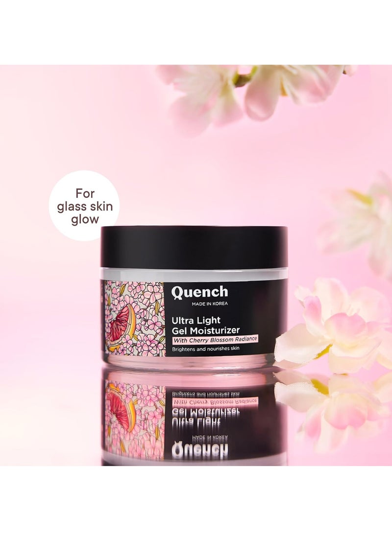 Quench 2% Niacinamide Ultra Light Ge Moisturizer Instantly Brightens Skin  Water-Like Gel Texture Non Sticky & Quick Absorbing 50ML - Image 3