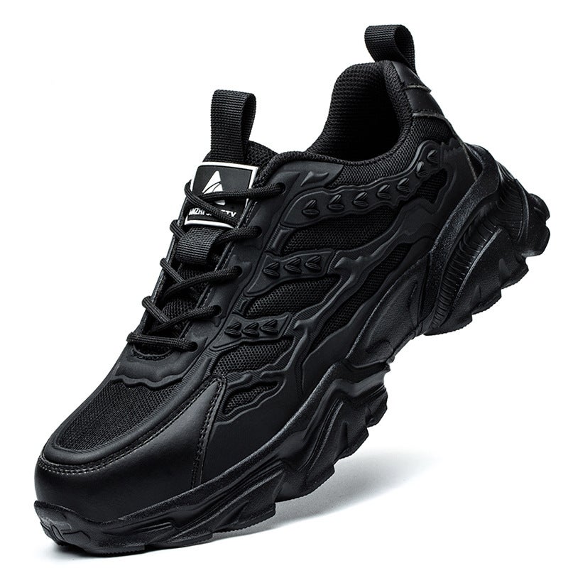 Men's Steel Toe Safety Shoes Anti-smash Puncture-resistant Breathable Work - Image 1