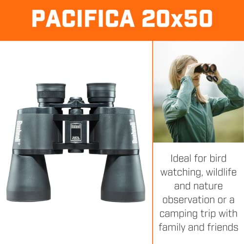 Bushnell Pacifica 20x 50mm Super High-Powered Porro Prism Binoculars, Black - Image 4