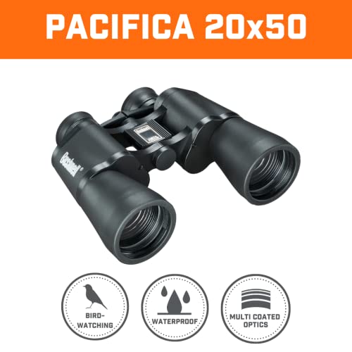 Bushnell Pacifica 20x 50mm Super High-Powered Porro Prism Binoculars, Black - Image 2