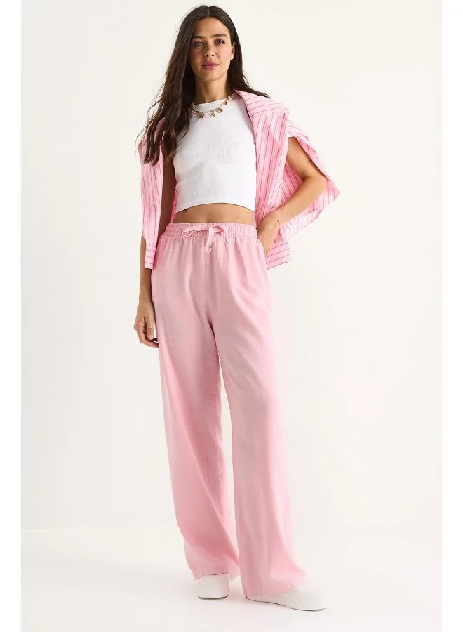 Ginger  Pullon Straight Fit Pants for Women | Best Price UAE