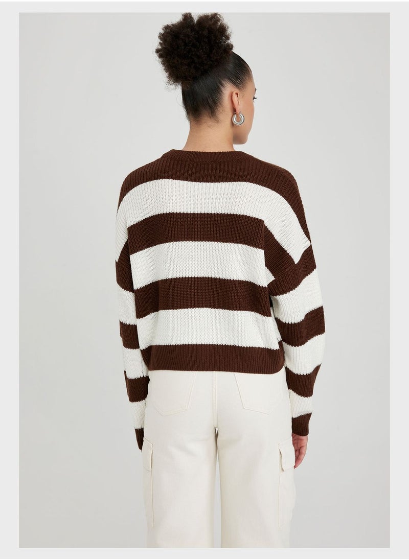 DeFacto - Crew Neck Sweater - Image 1