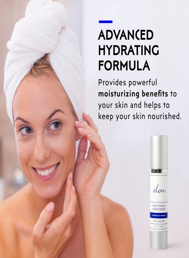 Elon Daily Facial Moisturizer for Women - Hyaluronic Acid Moisturizer w/Coconut Oil & Jojoba Oil - Reduce Signs of Fine Lines & Wrinkles - Suitable for All Skin Types (1.7 Oz) - Image 3