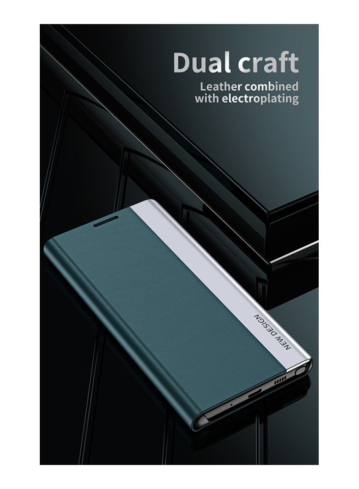 NIBEMINENT Window View Flip Case for Samsung Galaxy S23 Ultra - Image 2