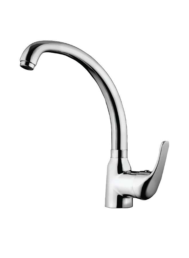 BURG Single Lever Sink Mixer Silver - Image 1