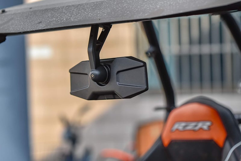 SAUTVS UTV Center Rear View Mirror, Premium Convex RearView Mirror with 1.75" Clamp for Polaris RZR 900 1000 XP/General 1000 XP Accessories, #2881540